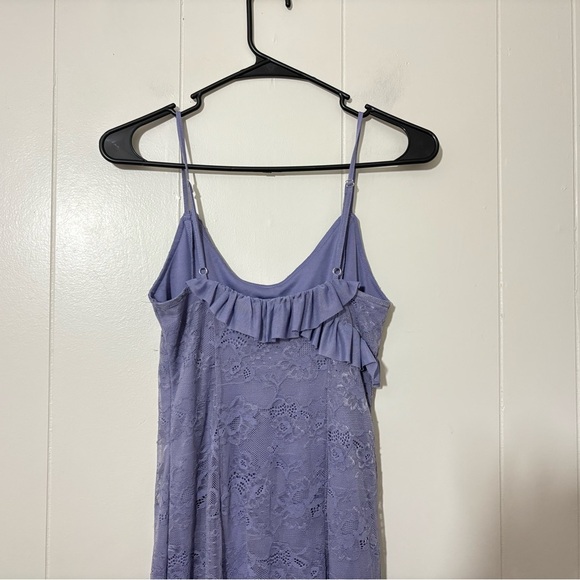 Forever 21 Women’s  Lace Maxi Dress Coquette Fairycore Castle Purple Size S - Picture 4 of 7
